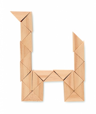 Logotrade promotional item picture of: Wooden puzzle/brain teaser