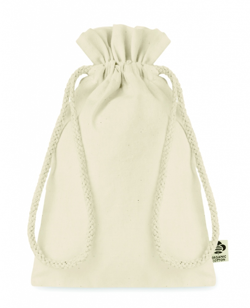 Logotrade promotional merchandise image of: Small organic cotton gift bag