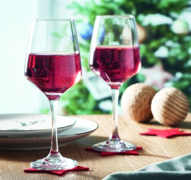 Logo trade promotional giveaway photo of: Set of 2 wine glasses