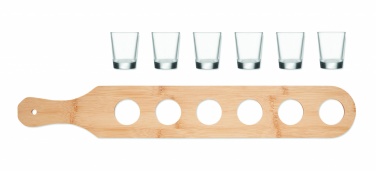 Logo trade advertising products image of: Set of 6 shot glasses