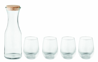 Logotrade promotional merchandise photo of: Set of recycled glass drink