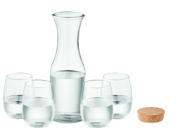 Logo trade promotional gifts image of: Set of recycled glass drink