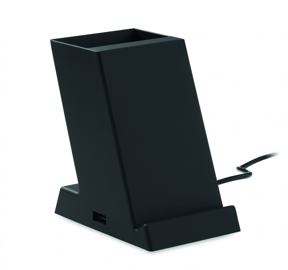 Logotrade corporate gift image of: Wireless charger ABS 15W
