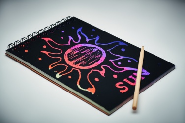 Logotrade promotional gift picture of: Scratching paper notebook