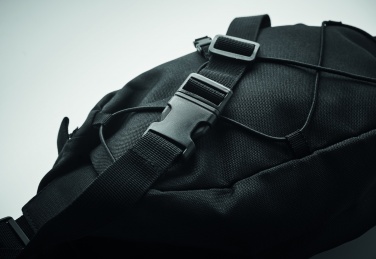 Logo trade promotional giveaway photo of: Waist bag in 600D RPET