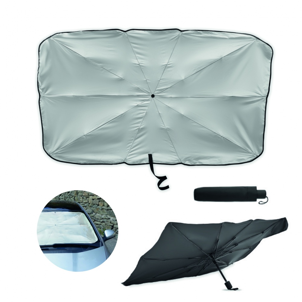 Logo trade promotional giveaway photo of: Car Sunvisor umbrella