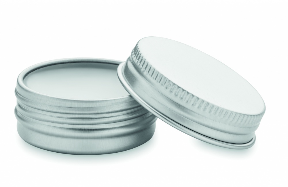 Logo trade promotional items image of: Vegan lip balm in round tin