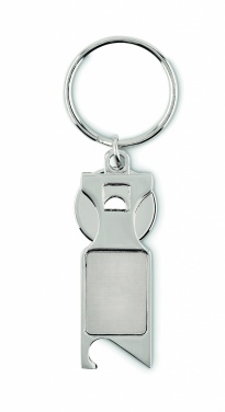 Logotrade corporate gift picture of: Euro Token key ring Porvoo