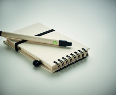 Logo trade promotional items image of: A6 milk carton notebook set