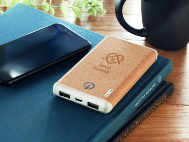 Logo trade promotional merchandise picture of: Wireless 10000mAh PowerBank