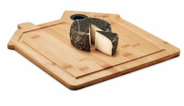 Logo trade promotional gifts image of: Bamboo house cutting board