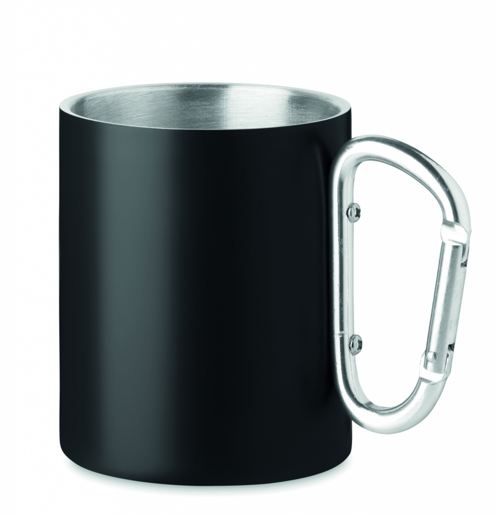 Logo trade promotional giveaway photo of: Double wall metal mug 300 ml