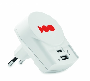 Logo trade advertising products picture of: Skross Euro USB Charger (AC)