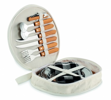Logo trade corporate gift photo of: Picnic 2 person set in pouch