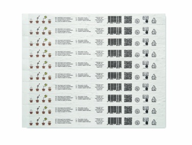 Logo trade promotional giveaways picture of: Sheet of seed paper wristbands