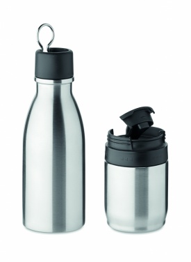 Logo trade promotional item photo of: 2 in 1 double wall bottle 500ml