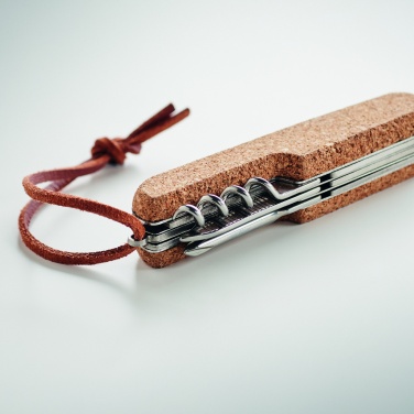 Logotrade promotional giveaways photo of: Multi tool pocket knife cork
