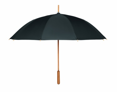 Logotrade advertising product picture of: 23,5 inch RPET/bamboo umbrella