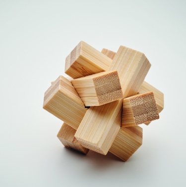 Logotrade promotional items photo of: Bamboo brain teaser star shape
