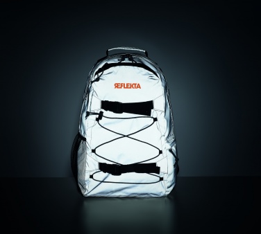 Logo trade business gifts image of: High reflective backpack 190T