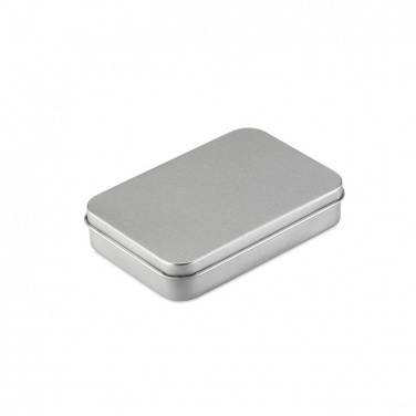 Logo trade promotional item photo of: Playing cards in tin box