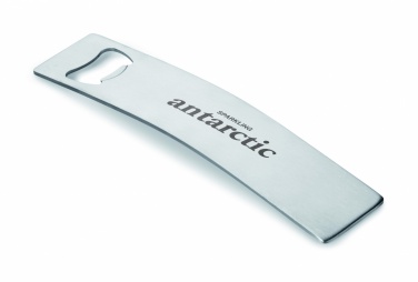 Logo trade business gifts image of: Stainless steel bottle opener