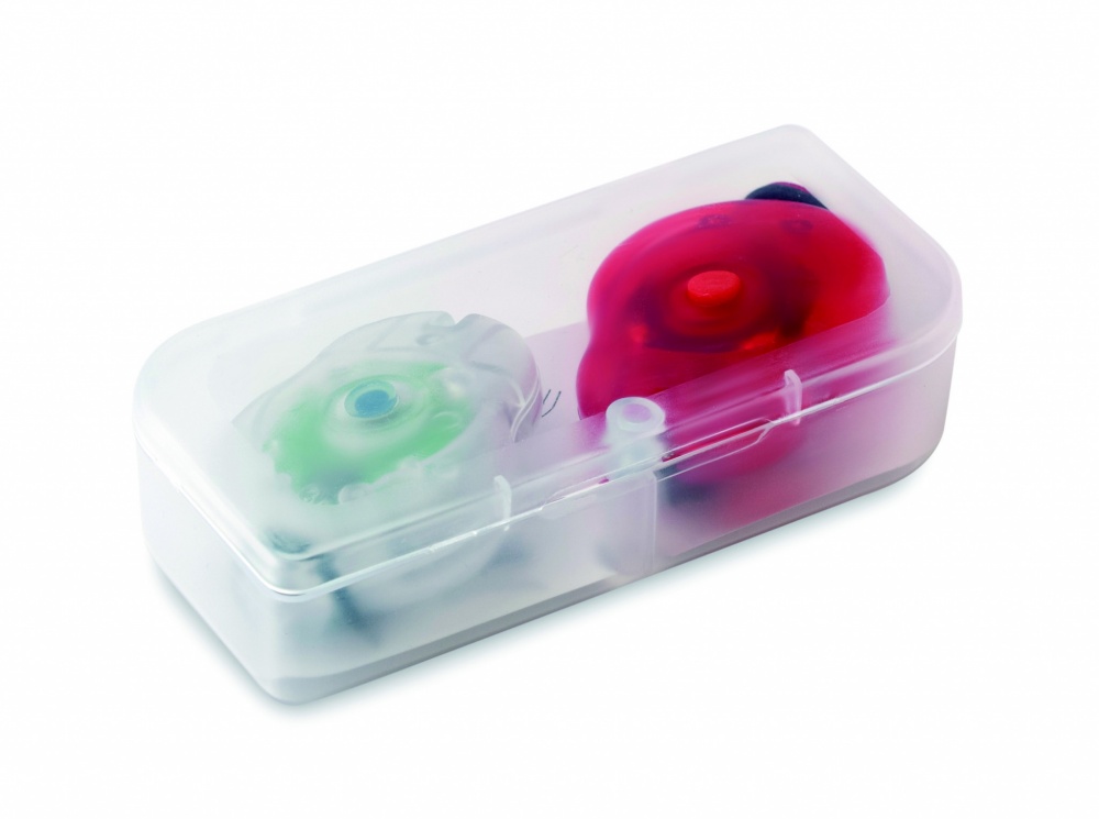 Logotrade promotional gift image of: 2 bicycle lights in PP box