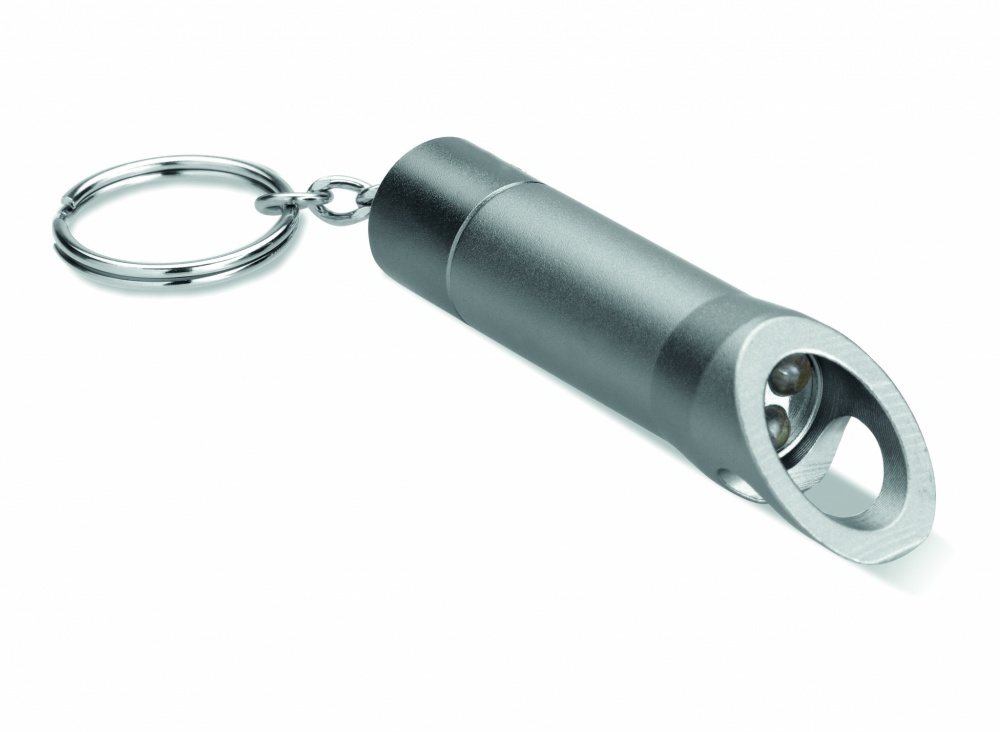 Logotrade promotional item picture of: Metal torch key ring Ylivieska