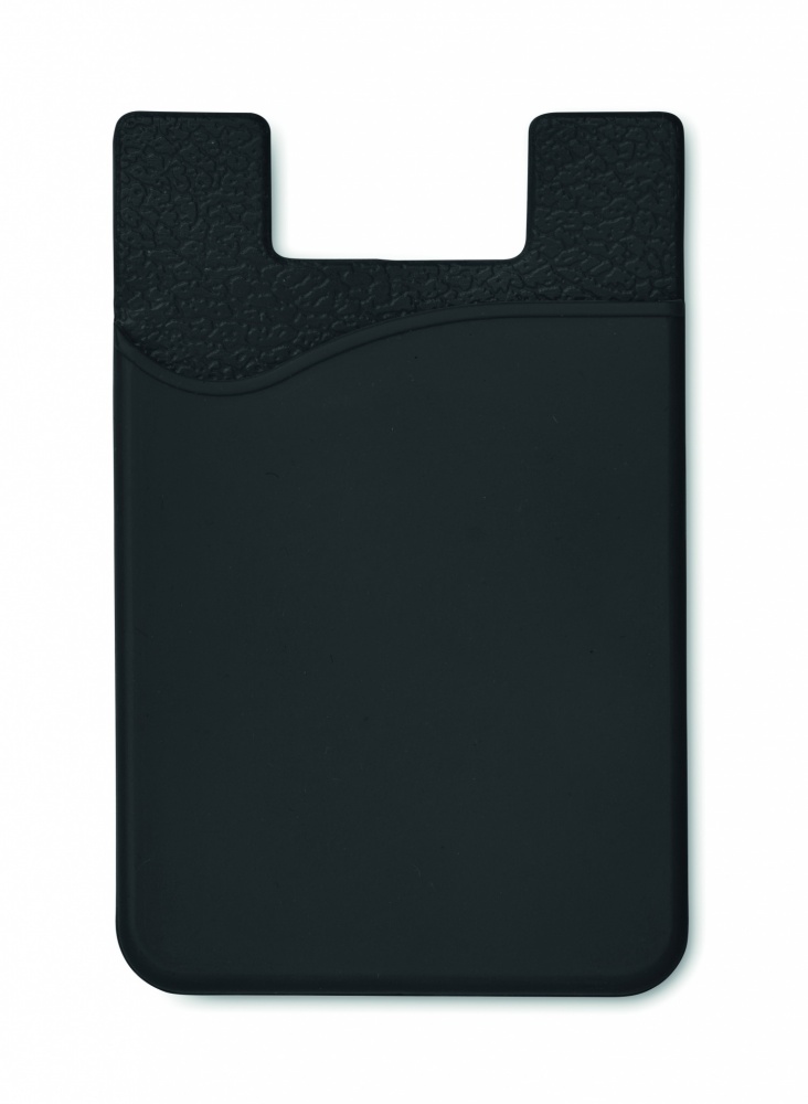 Logo trade business gift photo of: Silicone cardholder