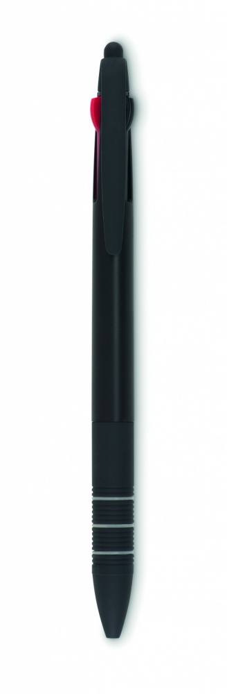 Logotrade corporate gift image of: 3 colour ink pen with stylus