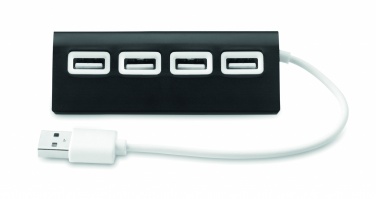 Logo trade promotional products picture of: 4 port USB hub