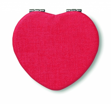 Logotrade promotional gift image of: Heart PU mirror