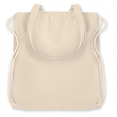 Logo trade promotional products picture of: 220gr/m² canvas 2 function bag