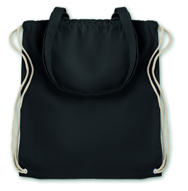 Logo trade promotional merchandise picture of: 220gr/m² canvas 2 function bag