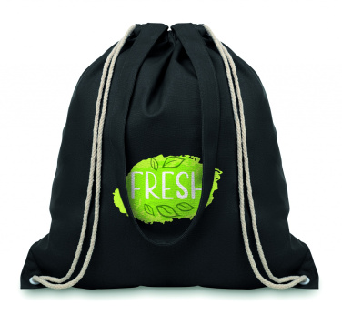 Logo trade promotional gifts picture of: 220gr/m² canvas 2 function bag