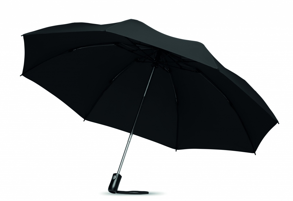 Logo trade promotional giveaways image of: Foldable reversible umbrella