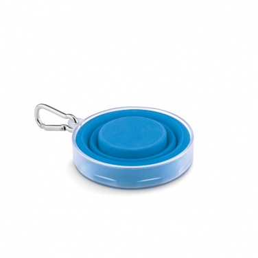 Logo trade promotional items image of: Silicone foldable cup