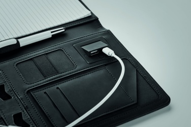 Logotrade promotional giveaways photo of: A5 folder with power bank