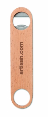 Logo trade promotional items picture of: Wooden bottle opener
