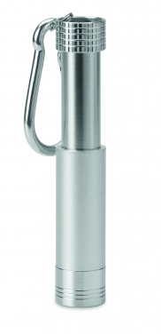 Logo trade promotional items image of: Aluminium/ABS LED key ring Aizkraukle
