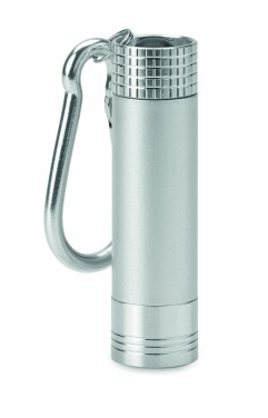 Logotrade promotional items photo of: Aluminium/ABS LED key ring Aizkraukle