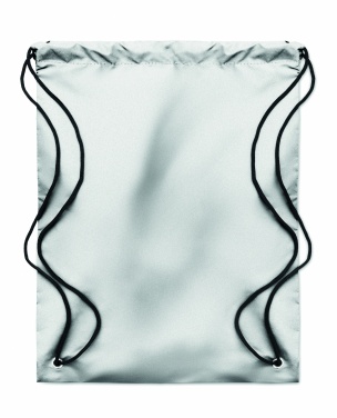 Logo trade promotional products image of: High reflective drawstring bag
