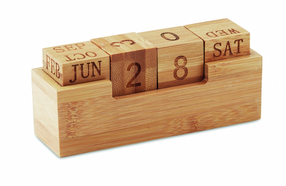 Logotrade promotional products photo of: Bamboo calendar