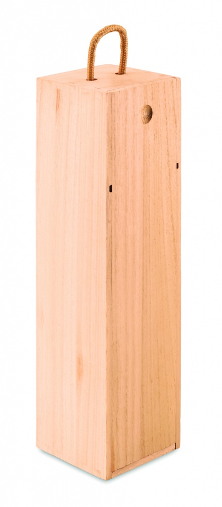 Logo trade promotional giveaways picture of: Wooden wine box