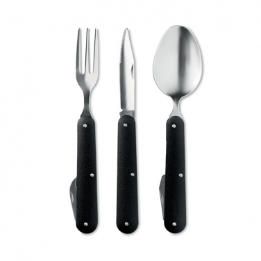 Logo trade promotional item photo of: 3-piece camping utensils set