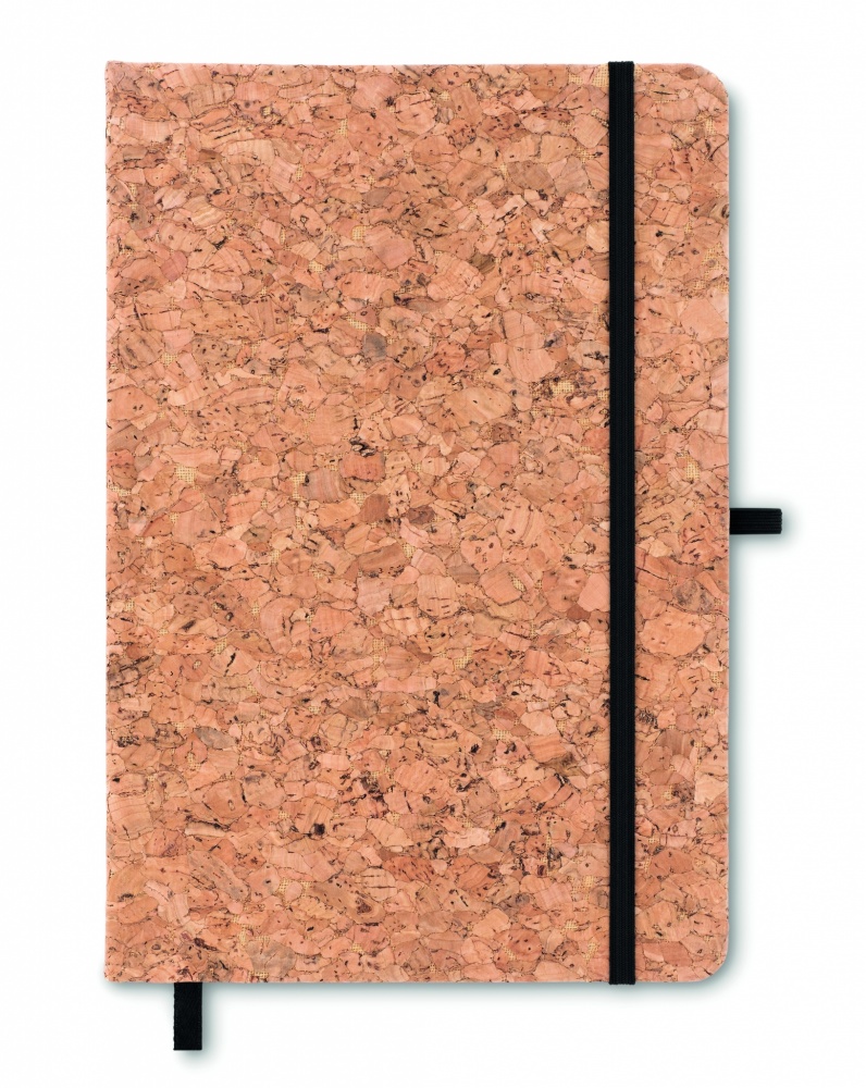 Logo trade corporate gifts picture of: A5 cork notebook 96 lined