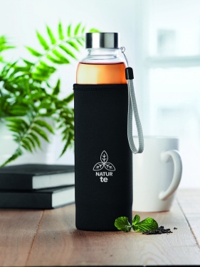 Logotrade business gift image of: Single wall glass bottle 500ml