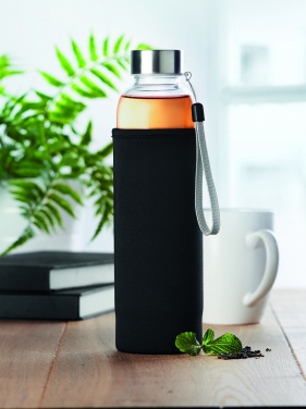 Logotrade promotional gift picture of: Single wall glass bottle 500ml