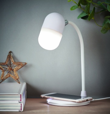 Logotrade business gifts photo of: Wireless charging lamp speaker