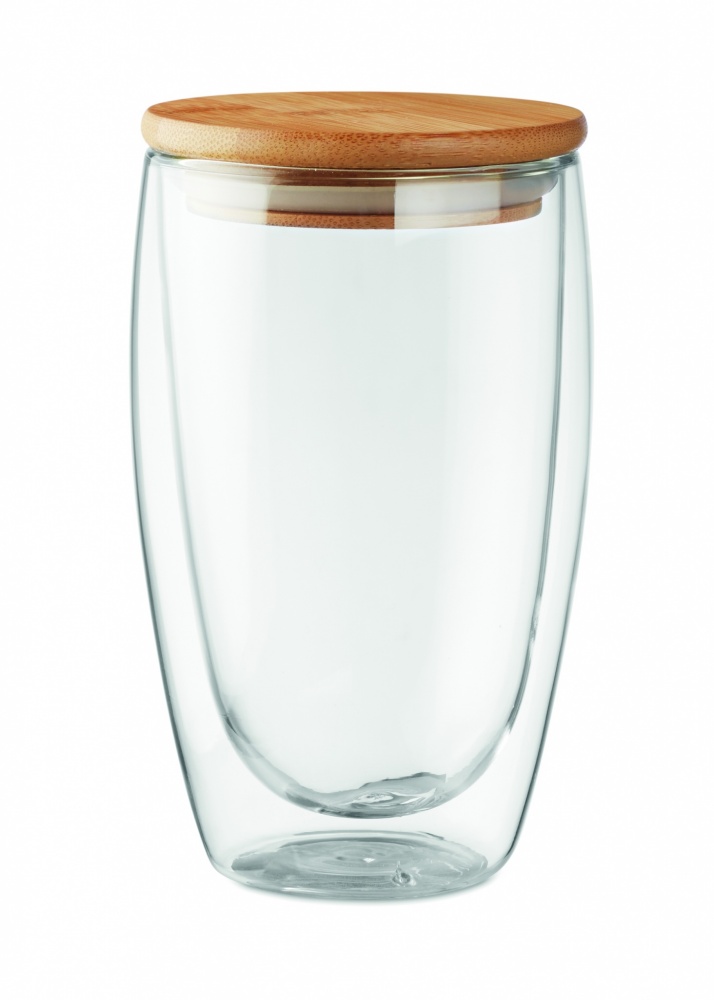 Logo trade advertising products picture of: Double wall  glass 450 ml Frankfurt